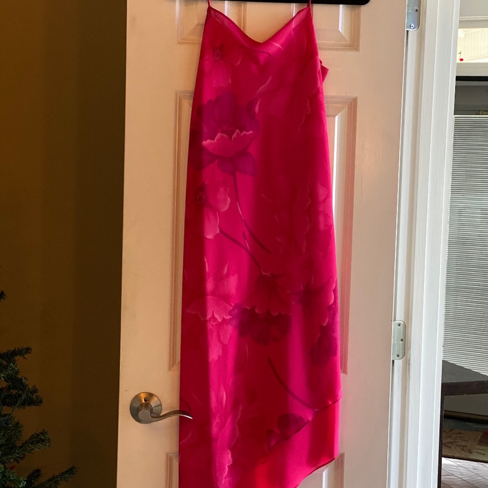 Vintage Cherry Red asymmetric sundress by Positive Attitude